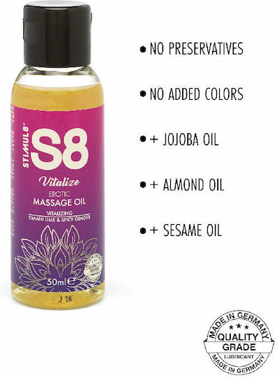 Stimul8 Erotic Massage Oil Box Λάδι για Μασάζ 50ml