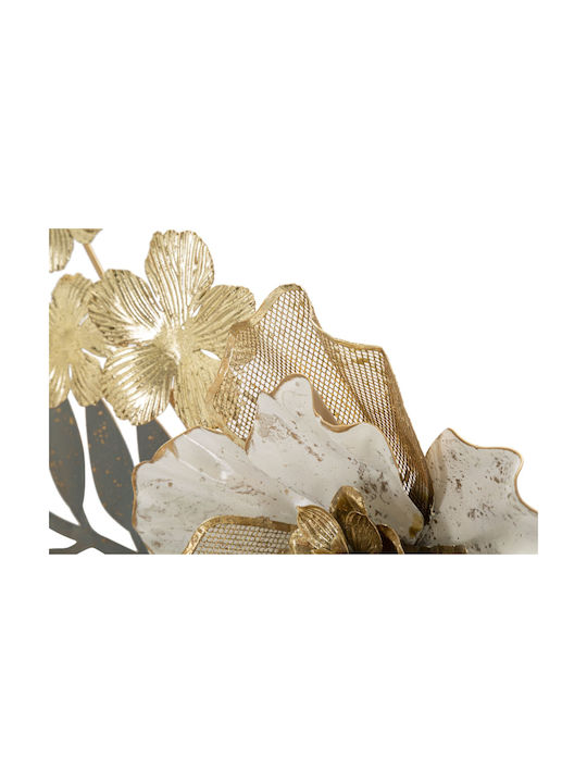 Mauro F Grey Wall Decor Made of Metal 90.2x7.6x41.9cm