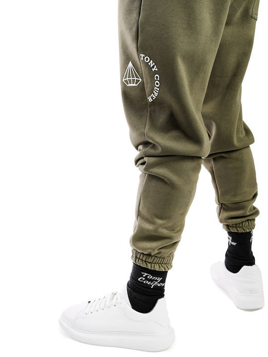 Tony Couper Herren-Sweatpants Haki