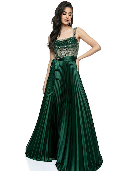 RichgirlBoudoir Maxi Dress for Wedding / Baptism Green