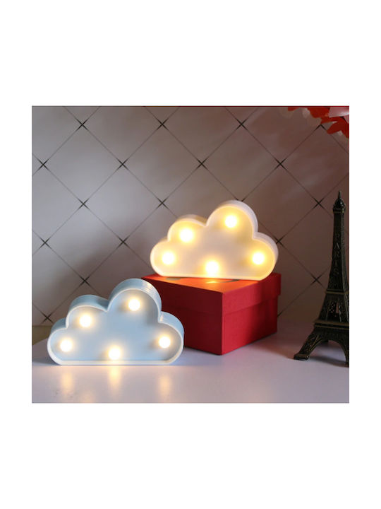 Led Kids Decorative Lamp Light Blue 12x7.5cm