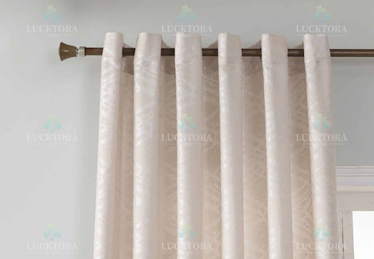 Lucktora Lucktora Vorhänge mit Grommets Beiges 270x270cm