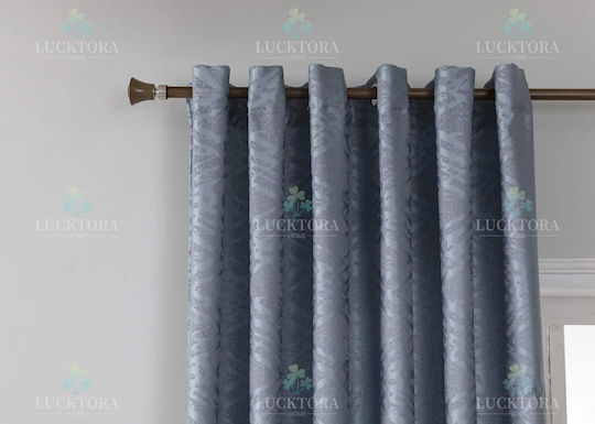 Lucktora Lucktora Vorhänge mit Grommets Blau 270x270cm