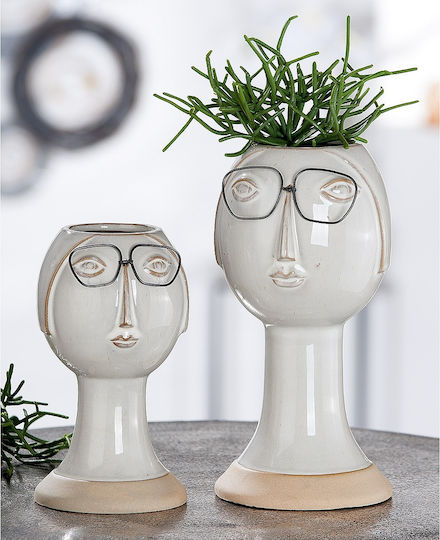ArteLibre Plant Pot Porcelain Gray