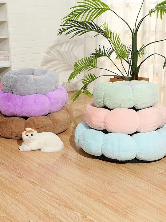 Hundebett Nest Hellblau 70x70cm.