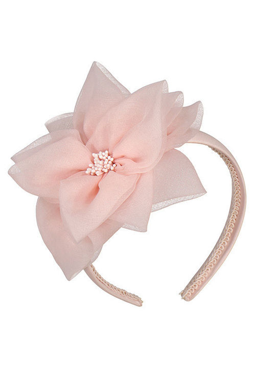 Abel & Lula Pink Kids Headband with Flower