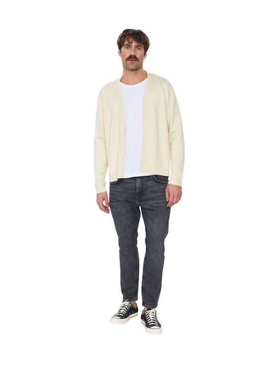 Ανδρικό Παντελόνι Τζιν με Relaxed Tapered Εφαρμογή Black