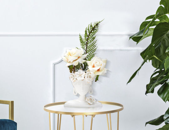 Mauro F Decorative Vase Gold 21.7x14x21cm