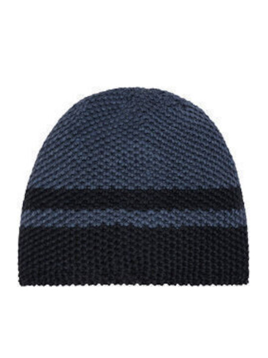 Beanie Unisex Σκούφος Πλεκτός σε Navy Μπλε χρώμα