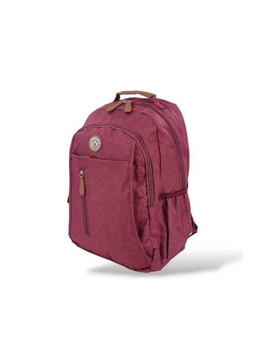 Diplomat Rucksack Wasserdicht 15Es Burgundisch