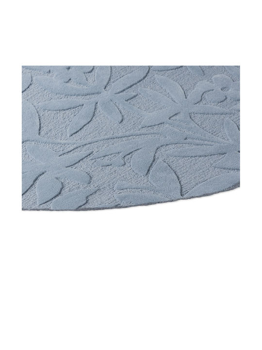 Laura Ashley Cleavers Lucrat manual Covor Rotund Din lână Seaspray 200x200cm