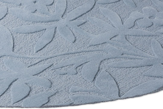 Laura Ashley Cleavers Lucrat manual Covor Rotund Din lână Seaspray 200x200cm