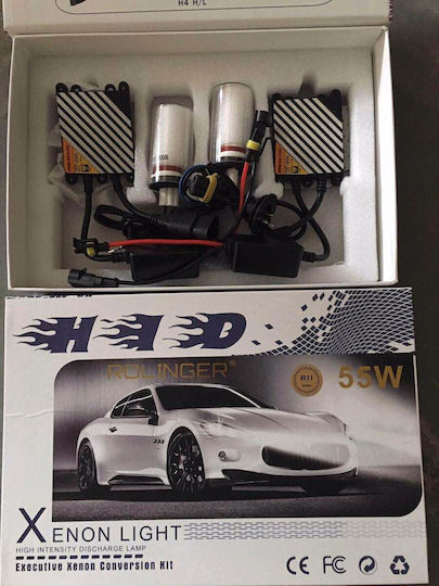 Car Xenon Kit H3 55W 12V 6000K Cold White