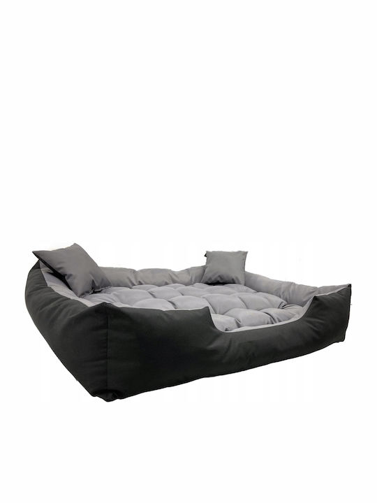 KingDog Καναπές Κρεβάτι Σκύλου Μαύρος 55x45εκ.