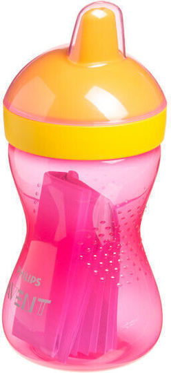 Philips Cana de antrenament pentru bebeluși Plastic Roz pentru 18m+m+ 300ml