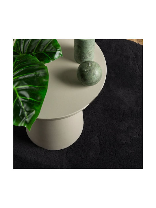 vidaXL Huarte Anti-slip Rug Round Black