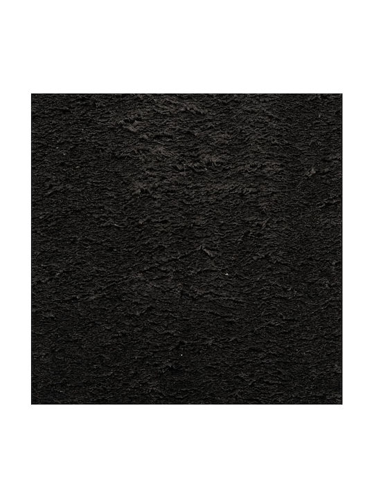 vidaXL Huarte Anti-slip Rug Round Black