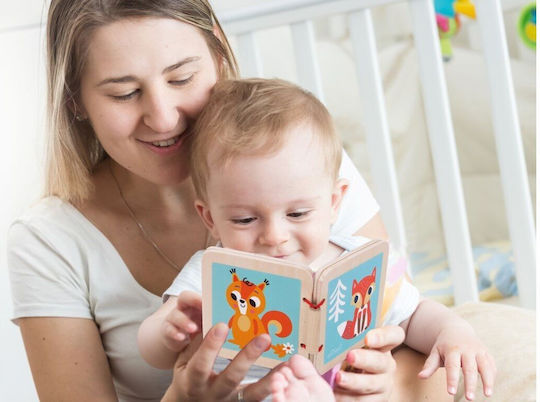 Eli Neli Montessori Εκπαιδευτικό Κουτί Montessori Educational Game Knowledge made of Wood for 1-3 Years Old