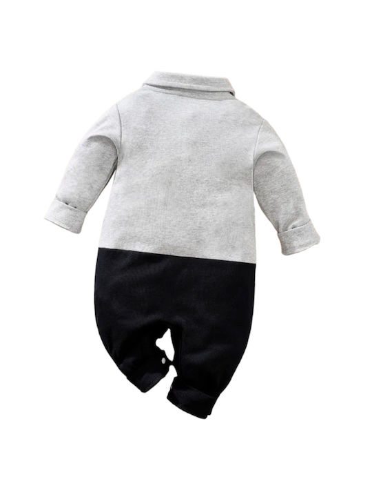 TakTakBaby Set Baby Strampler Black/Grey