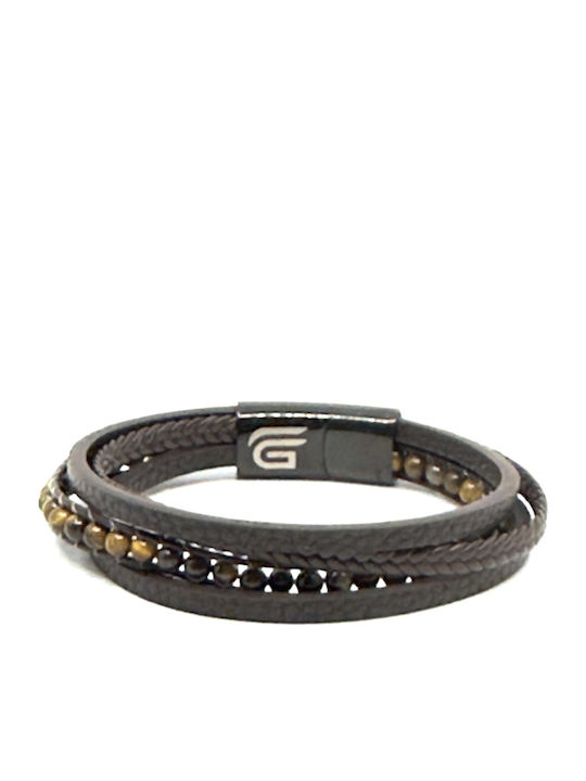 Legend Accessories Leder Armband 21cm