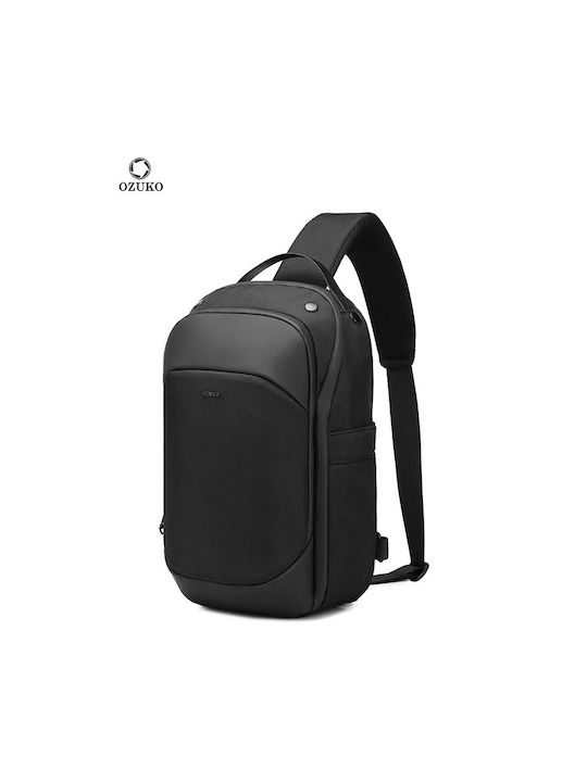 Ozuko Herrentasche Sling Schwarz