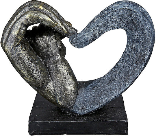ArteLibre Decorativă Inima Polirășină 7x16x14cm 1buc