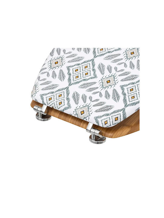 5Five Capac WC Lemn 42.5x36cm Multicolor