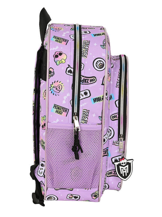 Safta Schulranzen Rucksack Grundschule Flieder mit Flaschenhalter