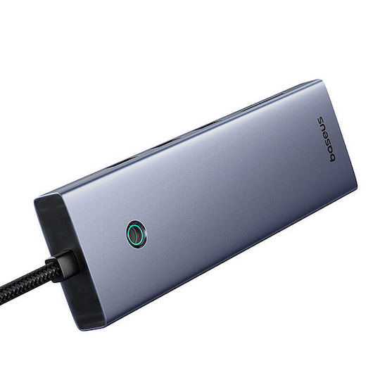 Baseus UltraJoy USB-C Stație de andocare cu HDMI 4K PD Ethernet Gri