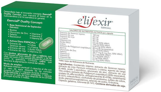 E'lifexir Redensificator De Păr 30 Capsule