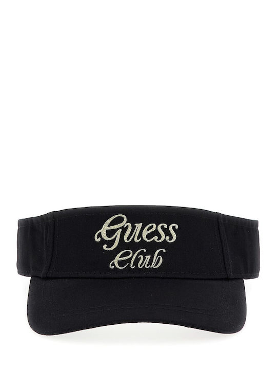 Guess Kids' Hat Jockey Fabric Black