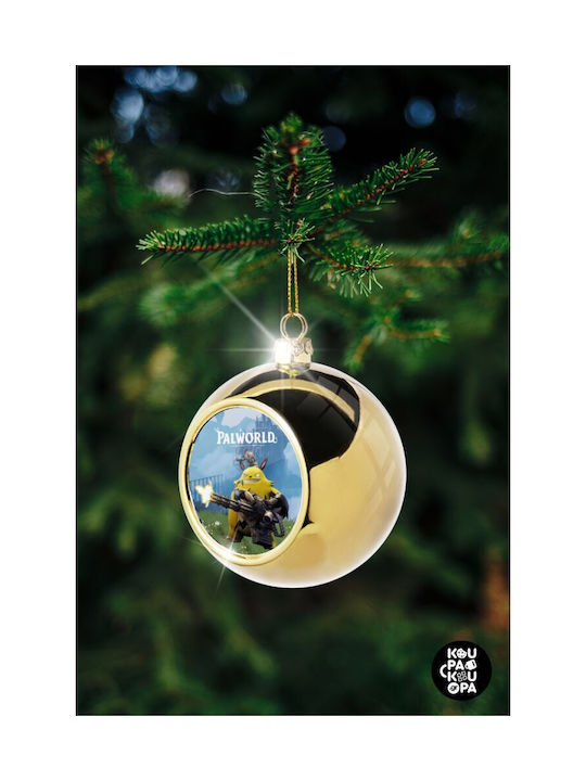 Palworld Christmas Ball Ornament Gold