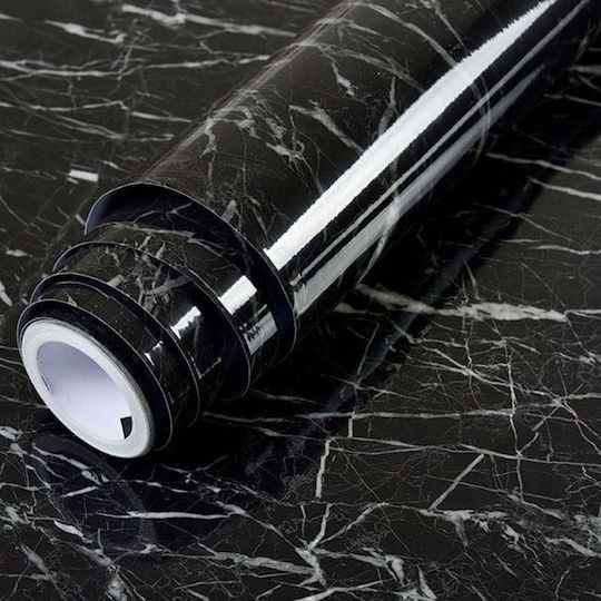 Self-adhesive Wall Wallpaper Home Marker Black 60x300cm
