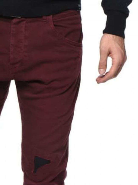 Men's Jeans Pants Wine
