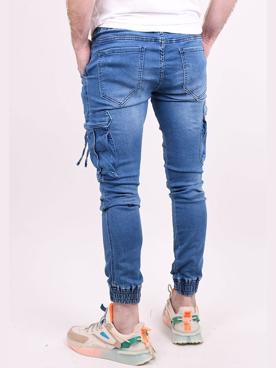 Leox Jeans Pantaloni de Bărbați din Jean Blue