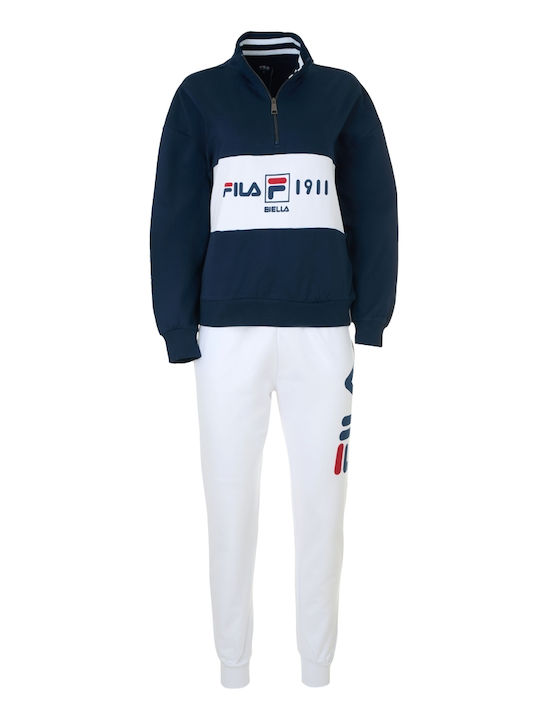 Fila Winter Damen Pyjama-Set Blau