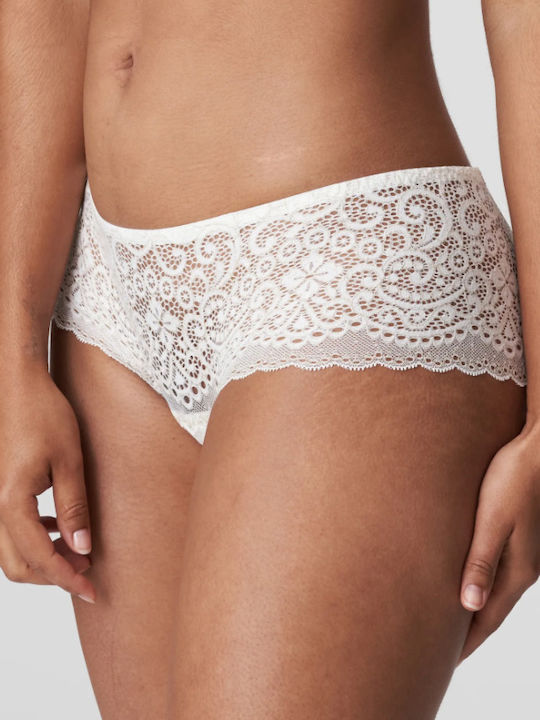 Primadonna Lace Underwear Set with Bra & Boxer Ivory