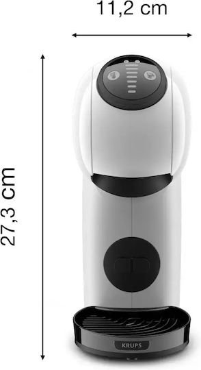 Krups Genio S Pod Coffee Machine Dolce Gusto Pressure 15bar White