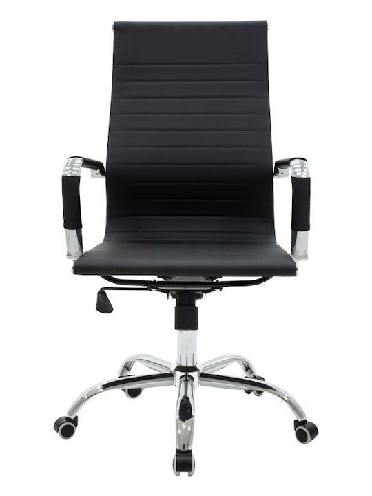 Valter Reclining Office Chair with Fixed Arms Black Pakketo