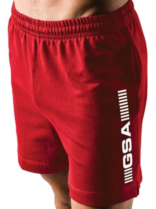 Sportliche Herrenshorts Rot