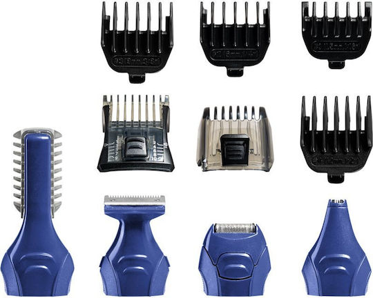 Remington All in One Σετ Επαναφορτιζόμενης Κουρευτικής Μηχανής Μπλε PG6045