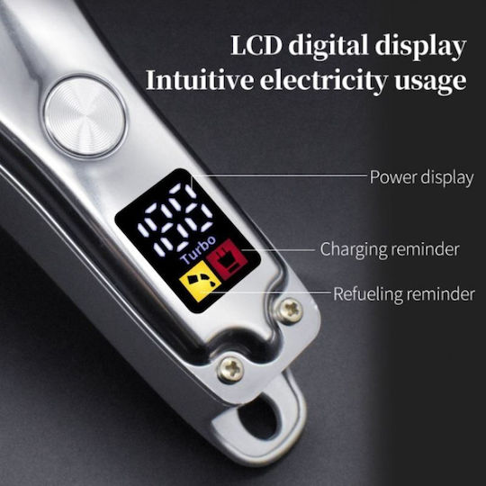 Andowl Rechargeable Hair Clipper Silver Q-LF688