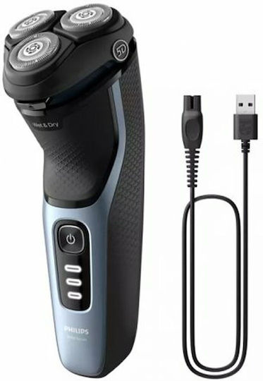 Philips Series 3000 S3243/12 Drehend Elektrorasierer Gesicht Wiederaufladbar