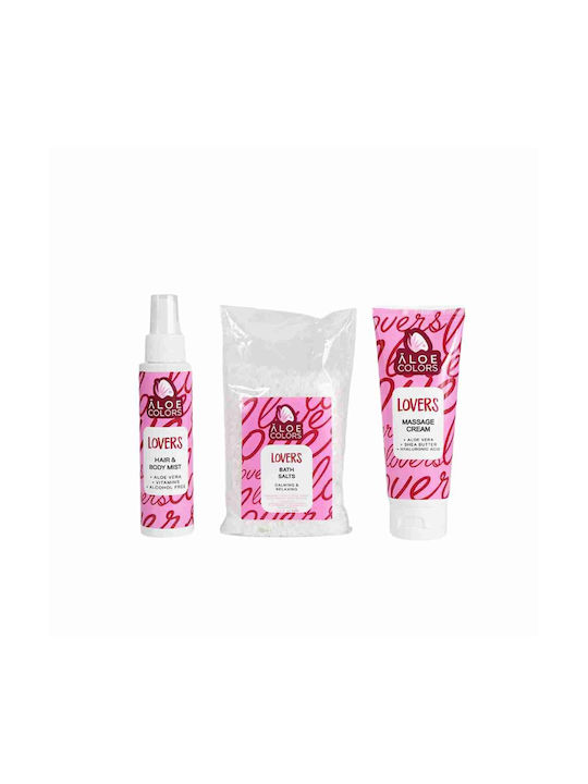 Aloe Colors Gift Box Lovers Hautpflegeset für Feuchtigkeitsspendend 3Stück