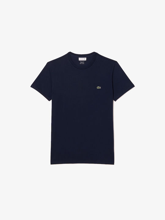 Lacoste Men's Short Sleeve Blouse Dark Blue