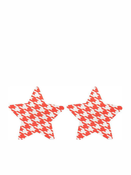 Lovetoy Nipple Covers Nipple Covers Κόκκινα Star Red & Black
