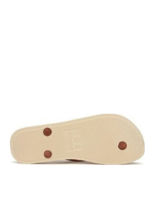 Tan Fem Women's Flip Flops Brown