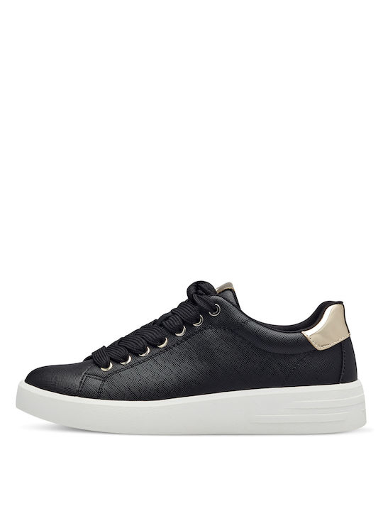 Γυναικεία Sneakers Μαύρα Χρυσά