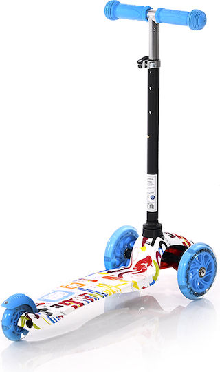 Lorelli Kids Scooter Foldable Mini 3-Wheel Blue