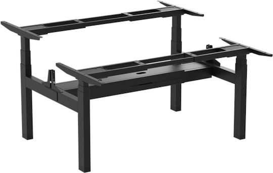 ErgoAction Action Desk Duo Pliabilă Stand de masă din Metal Alb 180x60x62.5cm